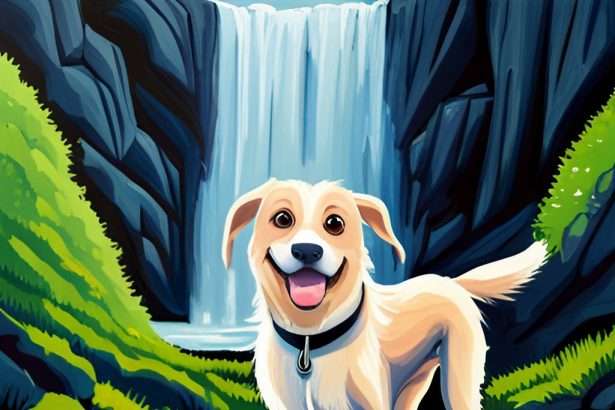 Acute would acute dog buy a waterfall