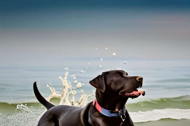 Is a black live with his belly in the ocean